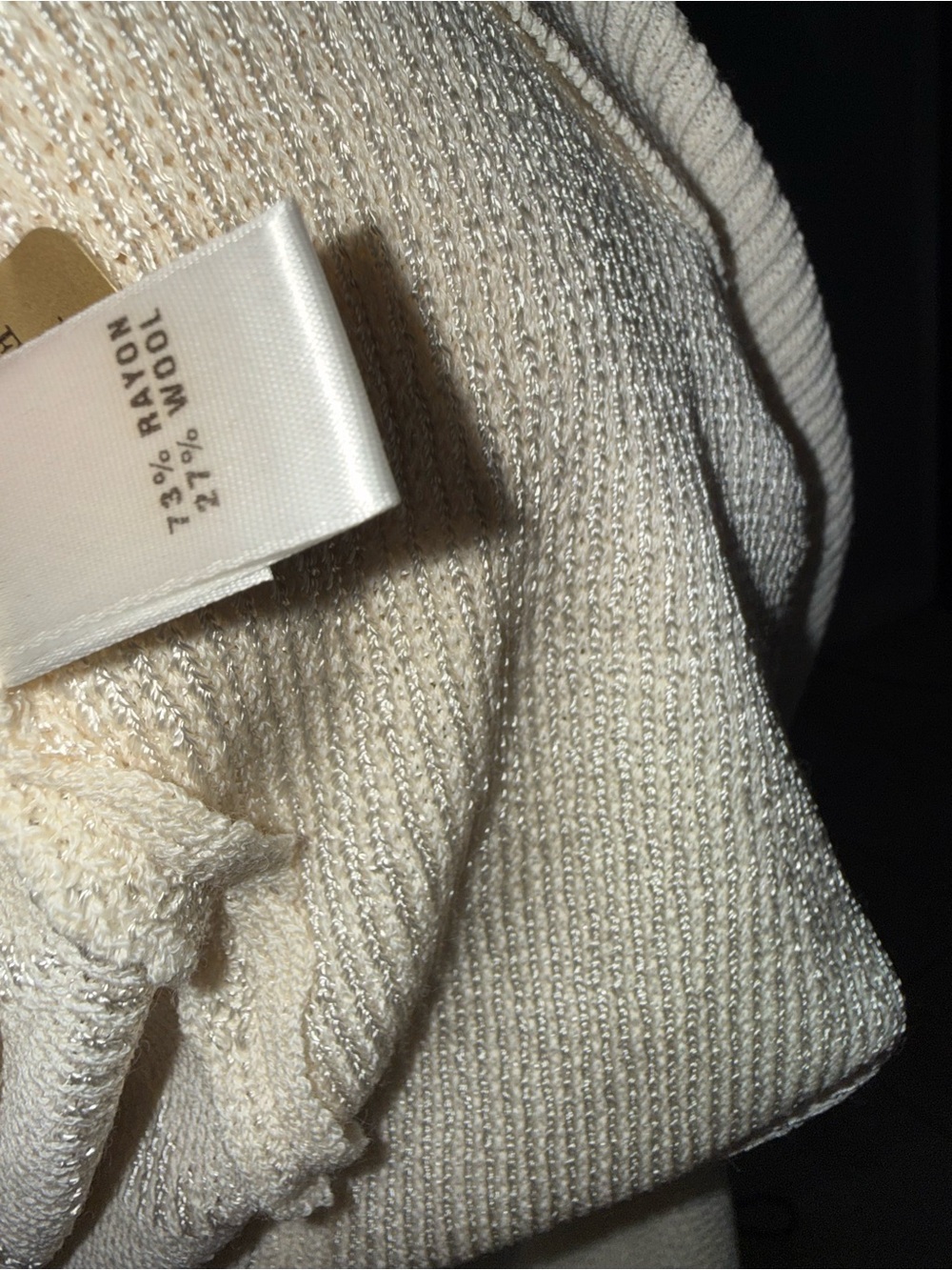 Vintage St. John Yellow Label Cream Knit Top & Sweater 2 Piece SET Knit in USA S - Picture 10 of 10